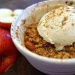 Vegan Single Serving Apple Crisp