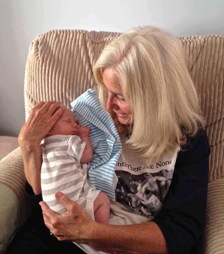 We are so thankful for my mom! She comes over to help out most days of the week.