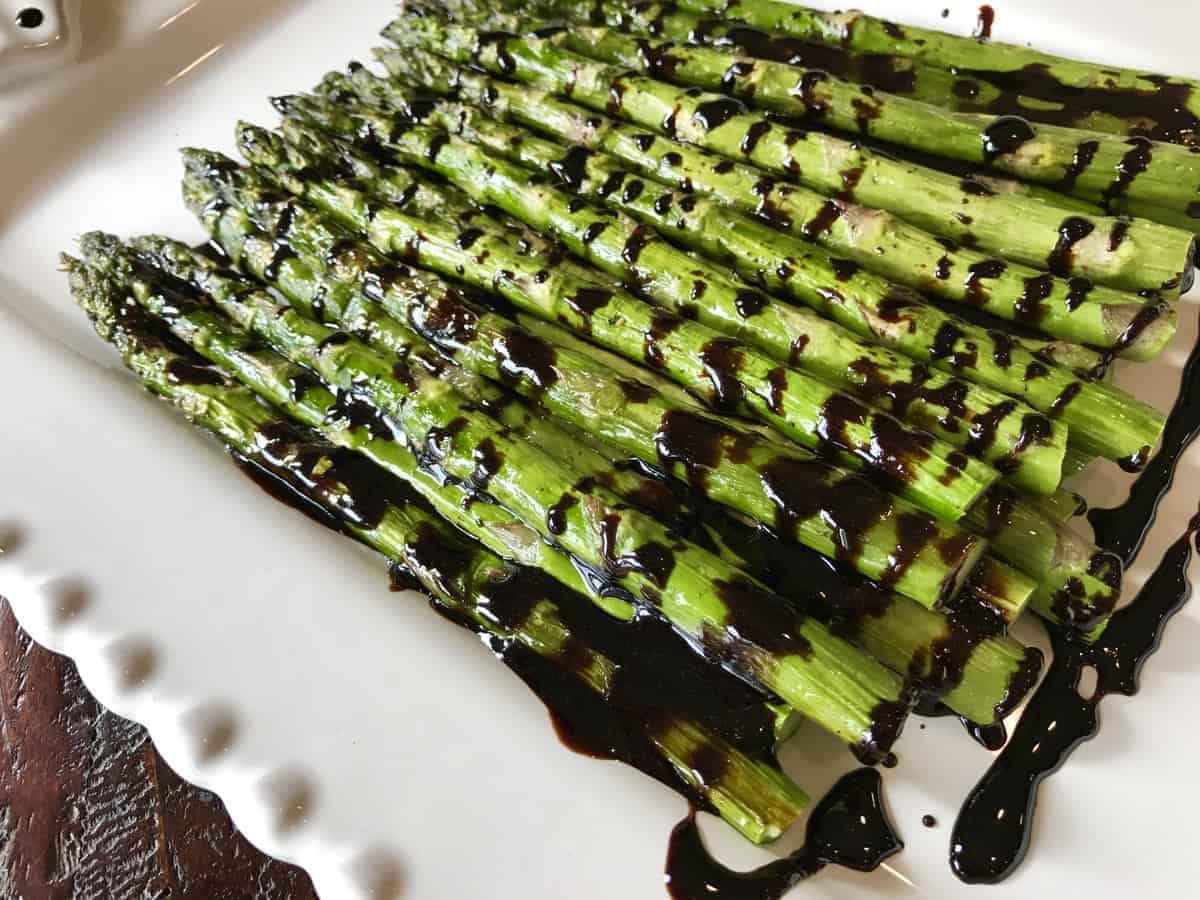 Roasted Asparagus with Balsamic Glaze Audrey Dunham