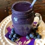 Vegan Purple Snack Shakes