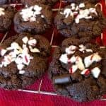 Vegan and Gluten Free Peppermint Chocolate Chunk Brownie Cookies