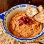 Sun-dried tomato hummus