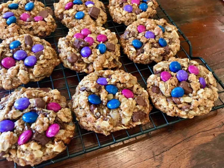 Vegan Monster Cookies (Gluten Free Option) Audrey Dunham
