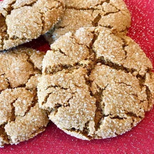 Soft and Chewy Vegan Ginger Snaps (Gluten Free Option) Audrey Dunham