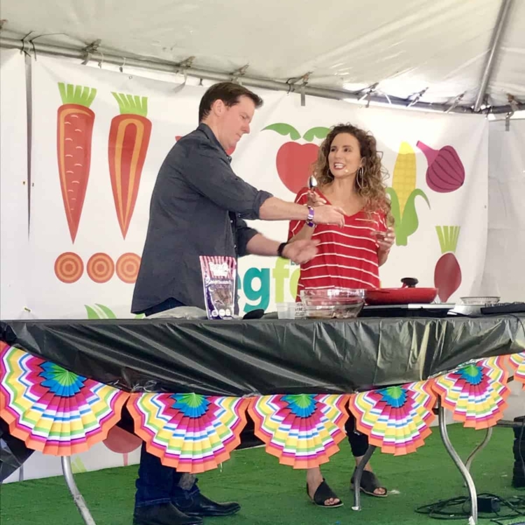 Audrey Dunham Cooking Demonstration VegFest Los Angeles